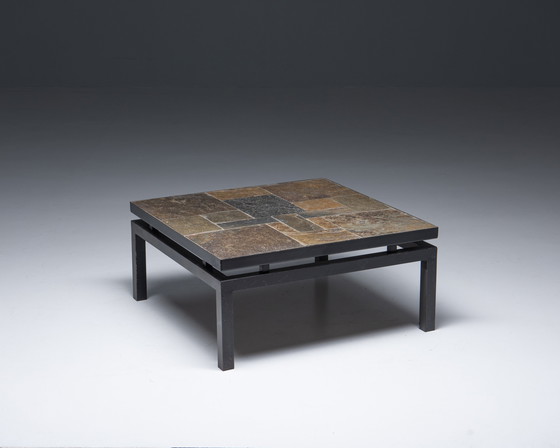 Image 1 of Coffee Table with Natural stone top, Netherlands, 1970s