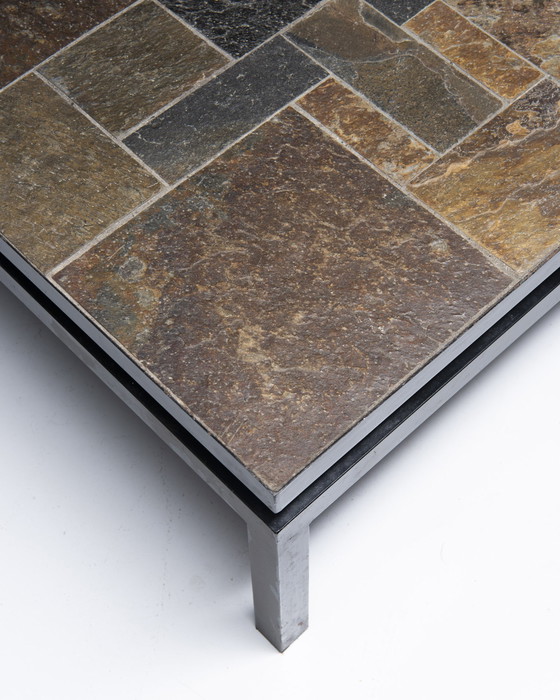 Image 1 of Coffee Table with Natural stone top, Netherlands, 1970s