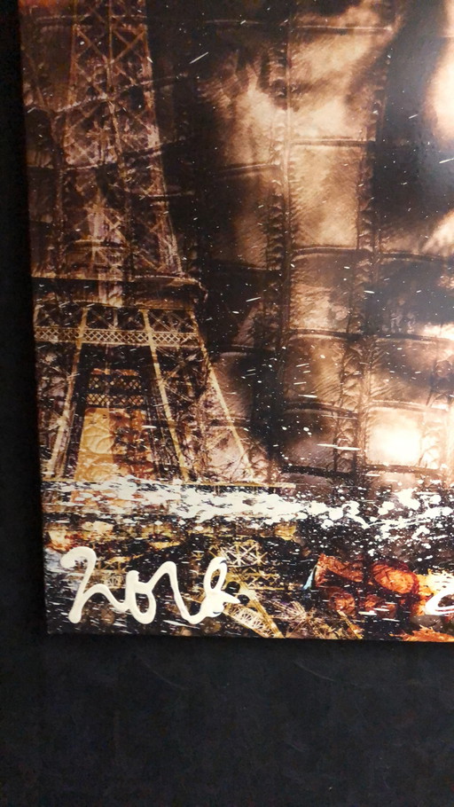 Jacks Art - Charles de Gaulle - – schilderijen tekeningen, Canvas, Figuratief (photo 2 of 6)