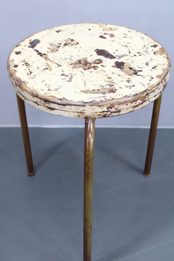 Image 1 of 1950S Industrial Round Table ,Italy