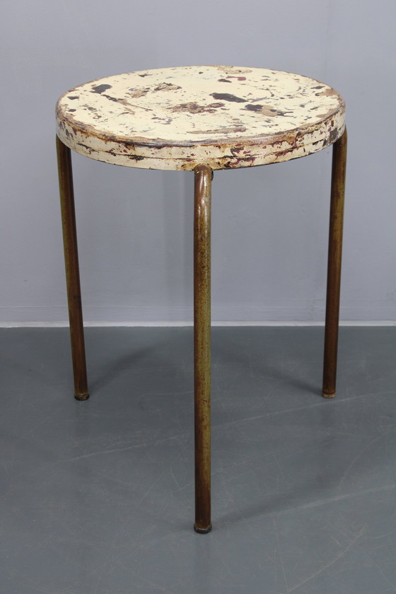 Image 1 of 1950S Industrial Round Table ,Italy