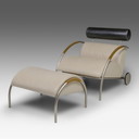 Cycle Armchair and Footstool by Peter Maly for COR