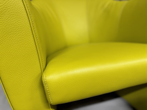 Leolux Shaman Armchair Lime leather