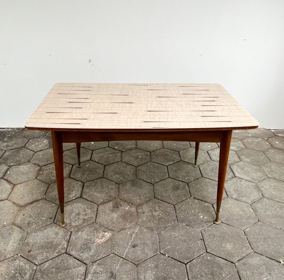 Image 1 of Table de salle à manger extensible et réglable en hauteur, 1970