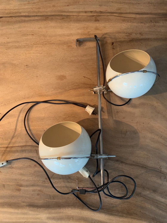 Image 1 of Lampe murale vintage Gepo crème