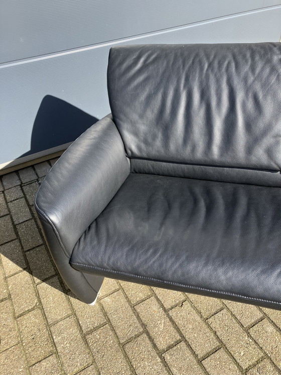 Image 1 of Jori Angel Lounge 2,5 + 3 posti con schienali regolabili, pelle nera