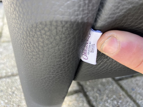 Image 1 of Jori Angel Lounge 2,5 + 3 posti con schienali regolabili, pelle nera