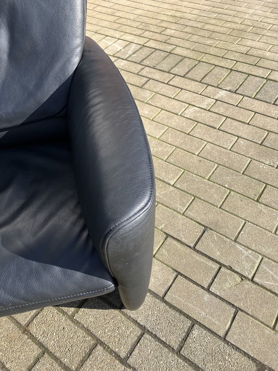 Image 1 of Jori Angel Lounge 2,5 + 3 posti con schienali regolabili, pelle nera