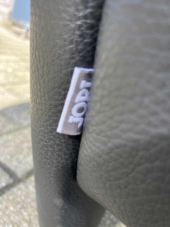 Image 1 of Jori Angel Lounge 2,5 + 3 posti con schienali regolabili, pelle nera