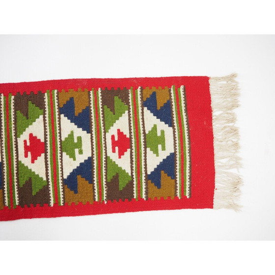 Image 1 of Tappeto vintage in lana reversibile Kelim, 1960