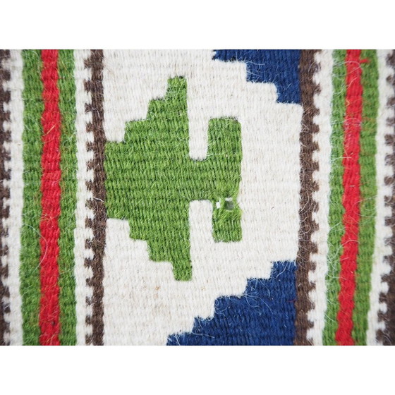 Image 1 of Tappeto vintage in lana reversibile Kelim, 1960