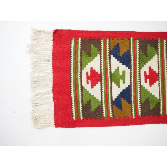 Image 1 of Tappeto vintage in lana reversibile Kelim, 1960