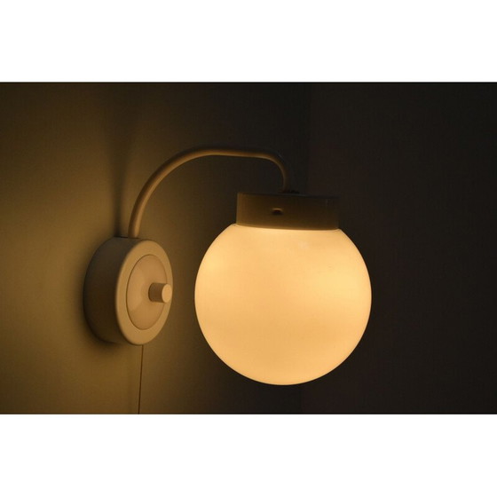 Image 1 of Vintage lacquered metal wall lamp by Instala Jilove, Czechoslovakia 1970