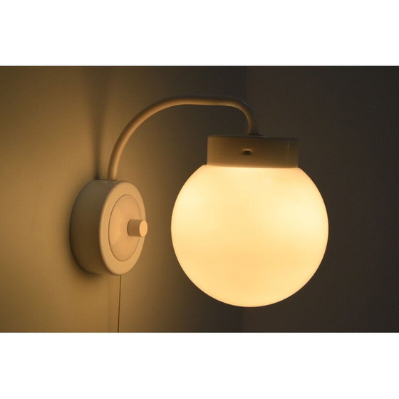 Image 1 of Vintage lacquered metal wall lamp by Instala Jilove, Czechoslovakia 1970