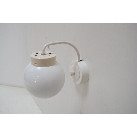 Image 1 of Vintage lacquered metal wall lamp by Instala Jilove, Czechoslovakia 1970