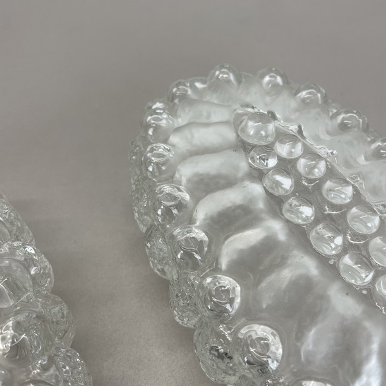 Image 1 of Set di due applique da parete in vetro stile Tynell "Bubble", Germania, anni '70