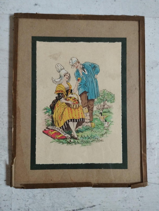 Image 1 of Ensemble De 9 Tableaux De Charme - Les Régions De France