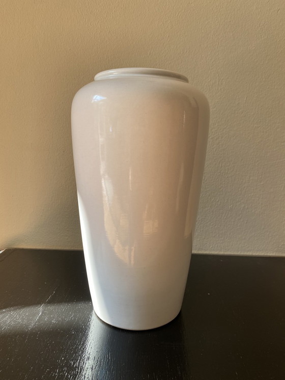 Image 1 of Scheurich West Germany white vase 29cm