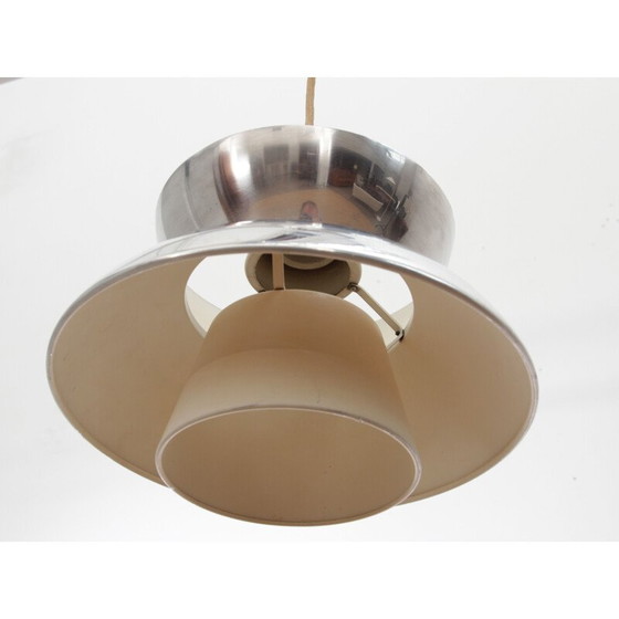 Image 1 of Vintage Doo-Wop or "Navy Pendant" suspension system Scandinavian 1950