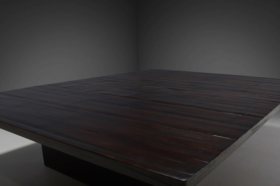 Image 1 of Large Bamboo And Wenge Coffee Table By Axel Vervoordt, Belgium