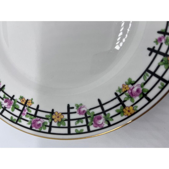 Image 1 of Set of 12 vintage Art Deco plates by Chabrol and Poirier, 1925