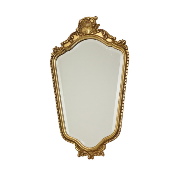 Image 1 of Gilded Deknudt Crested Mirror