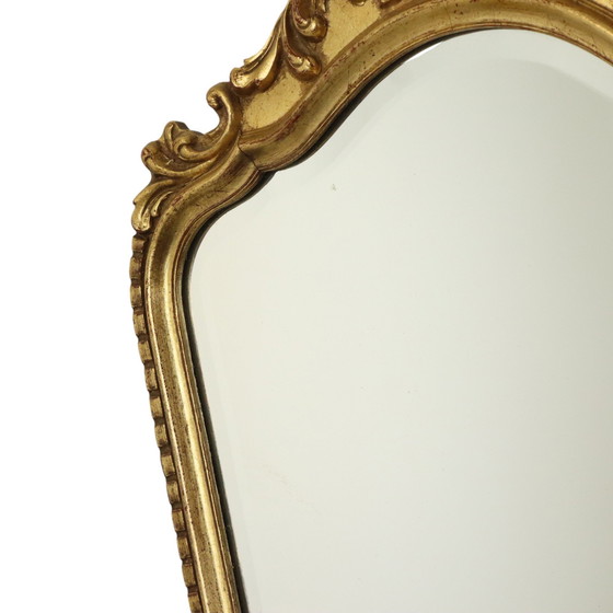 Image 1 of Gilded Deknudt Crested Mirror