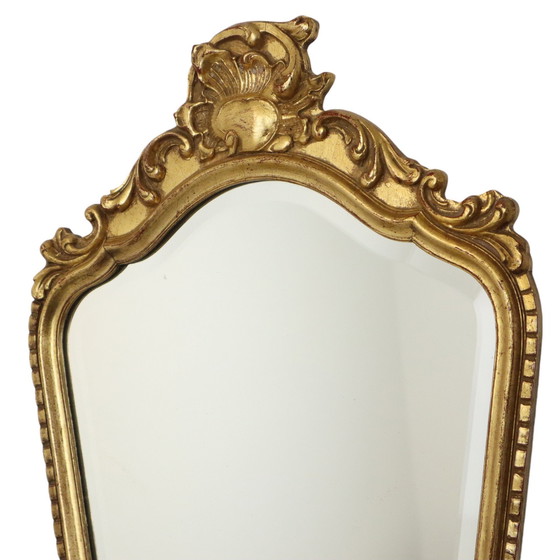 Image 1 of Gilded Deknudt Crested Mirror