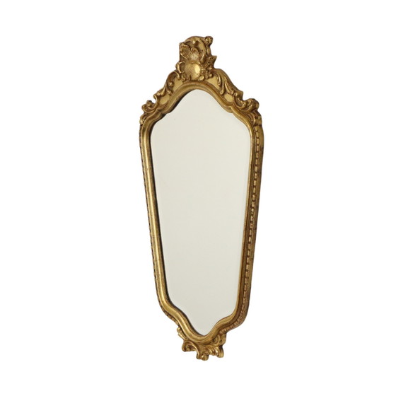 Image 1 of Gilded Deknudt Crested Mirror