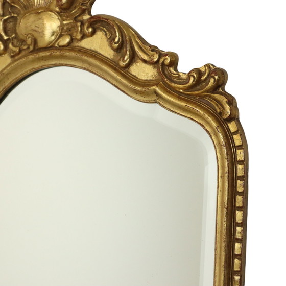 Image 1 of Gilded Deknudt Crested Mirror