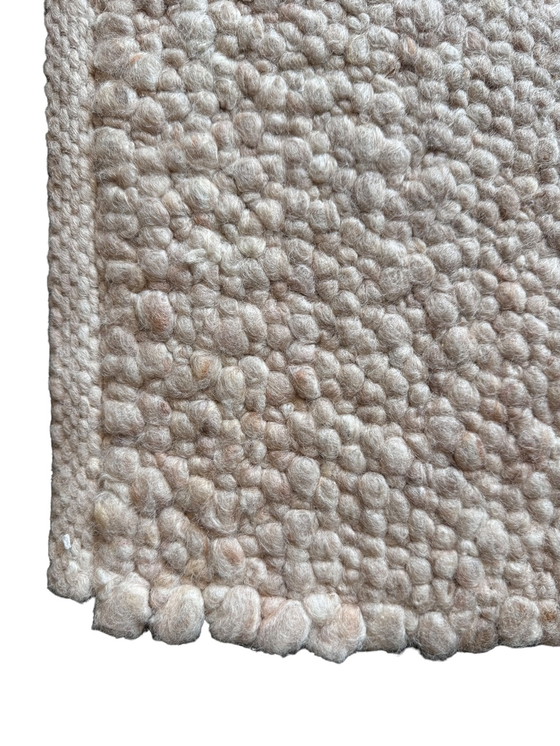 Image 1 of XL woven wool rug white 285x365cm