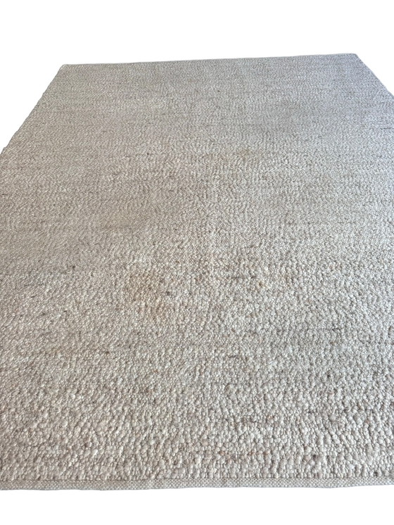 Image 1 of XL woven wool rug white 285x365cm