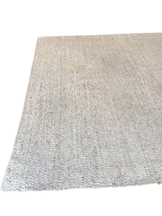 Image 1 of XL woven wool rug white 285x365cm