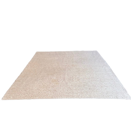 Image 1 of XL woven wool rug white 285x365cm