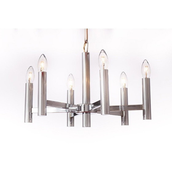 Image 1 of Vintage silver chandelier, 1960