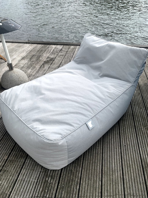 2x Extreme Lounging B-Bed Lounger Gris Pastel