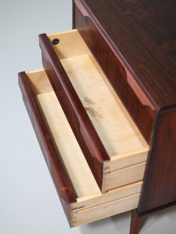 Image 1 of Chest of drawers small rosewood Danish