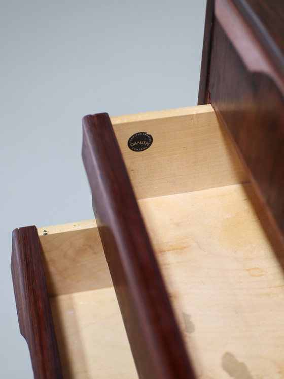 Image 1 of Chest of drawers small rosewood Danish