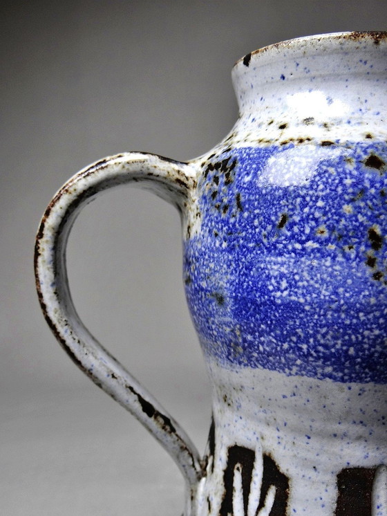 Image 1 of Curieuse Verseuse Glazed Stoneware Attributed to Albert Thiry Vallauris 60'S