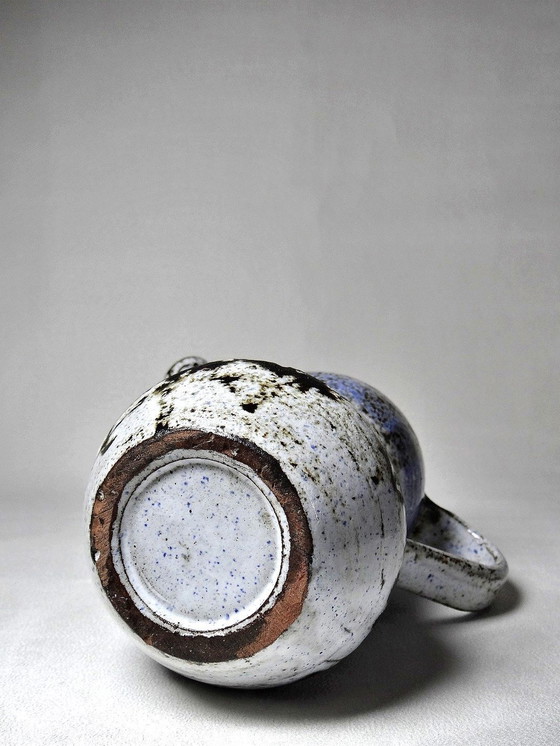 Image 1 of Curieuse Verseuse Glazed Stoneware Attributed to Albert Thiry Vallauris 60'S