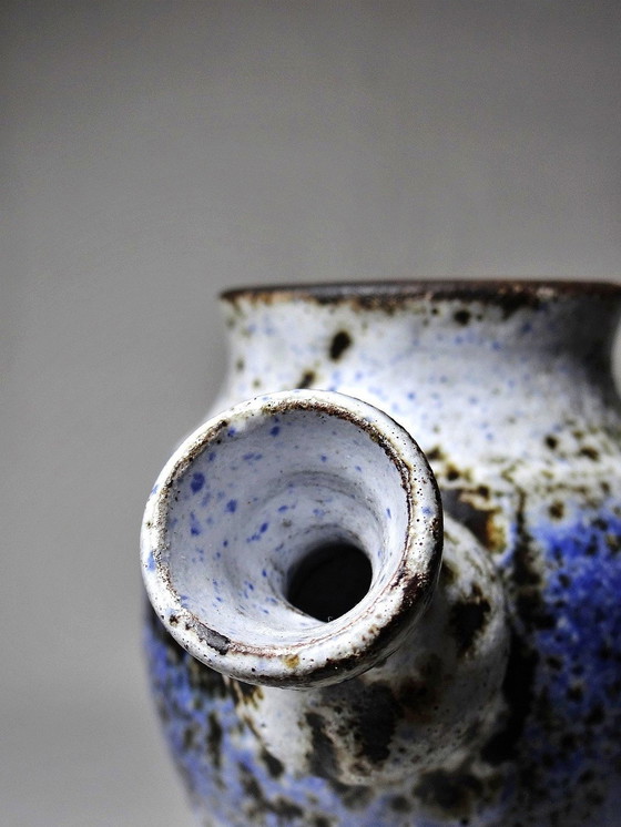 Image 1 of Curieuse Verseuse Glazed Stoneware Attributed to Albert Thiry Vallauris 60'S