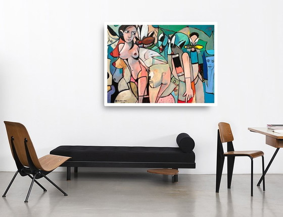 Image 1 of Pittura • Terapia sessuale • Andrzej Gudanski • Arte contemporanea • Elementarismo astratto • XXL • 2022