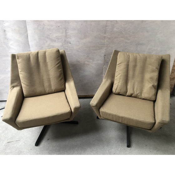 Image 1 of Pair of vintage lounge chairs by W. Knoll, 1960s