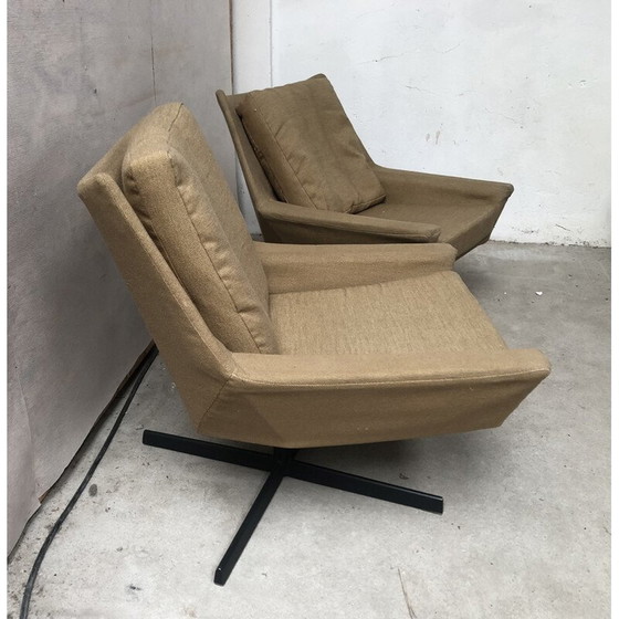 Image 1 of Pair of vintage lounge chairs by W. Knoll, 1960s