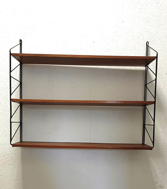 Image 1 of sixties string wall rack