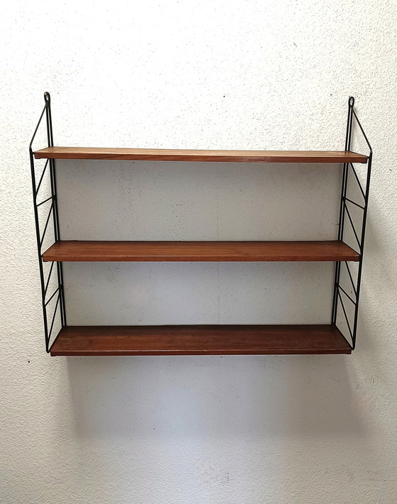 Image 1 of sixties string wall rack