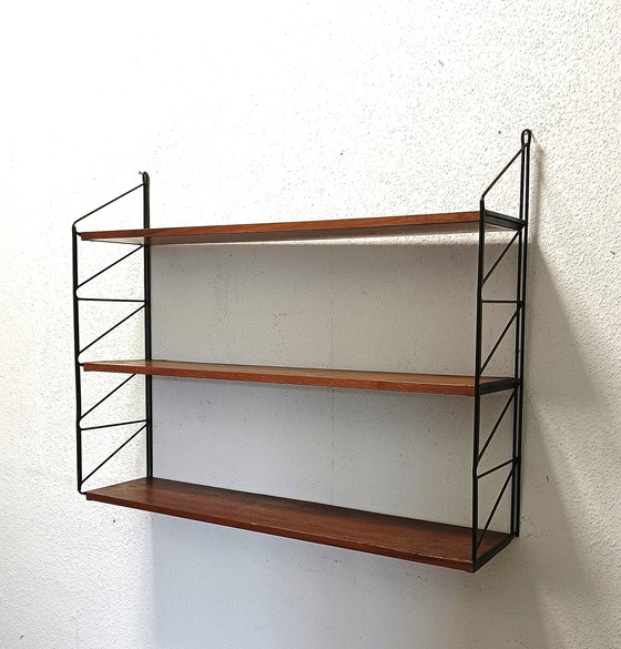 Image 1 of sixties string wall rack