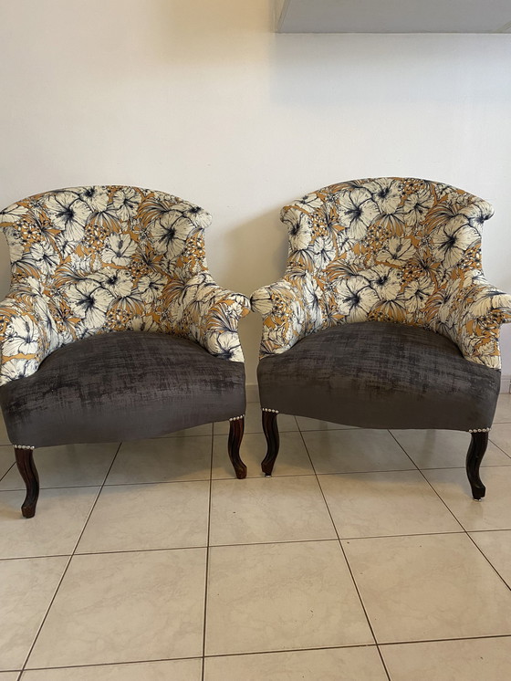 Image 1 of Crapaud Antique Armchairs