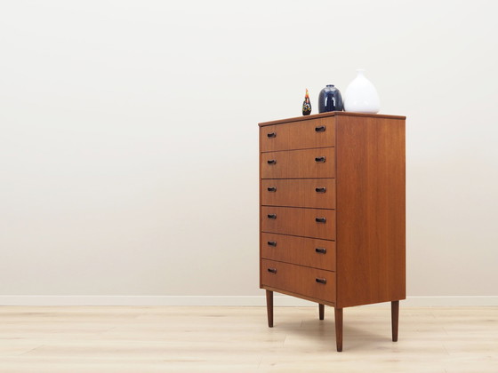 Image 1 of Teak Chest Of Drawers, Danish Design, 1960S, Production: Denmark