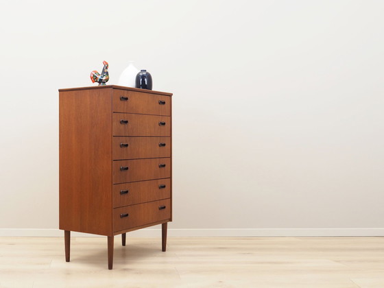 Image 1 of Teak Chest Of Drawers, Danish Design, 1960S, Production: Denmark